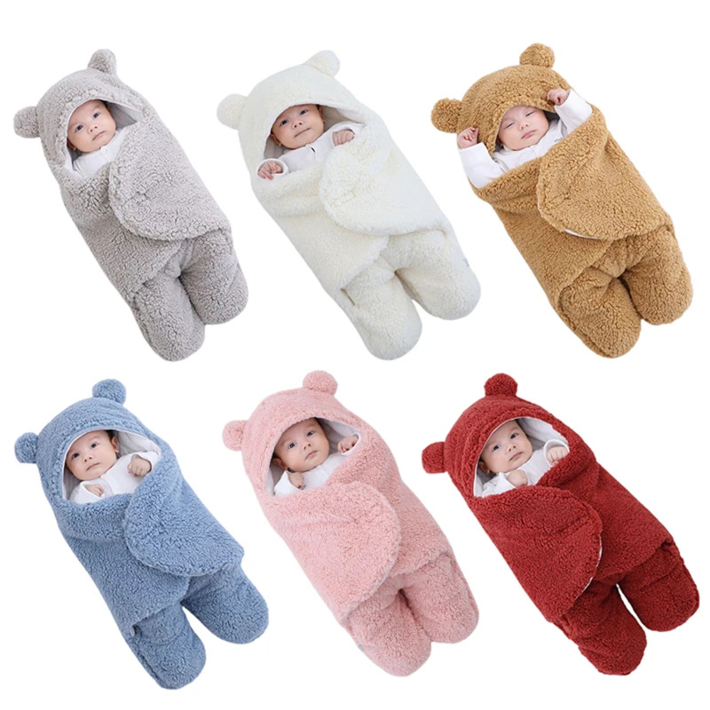 Newborn-Baby-Sleeping-Bags-Soft-Baby-Wrap-Blanasdfsafkets-Bedding-Envelope-For-Newborn-Thicken-Fleece-Infant-Sleepsack.jpg_ Newborn Baby Sleeping Blankets